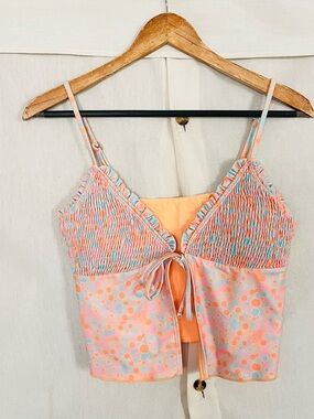 Strawberry Milk Mob Marmalade Swim Tankini Top Large